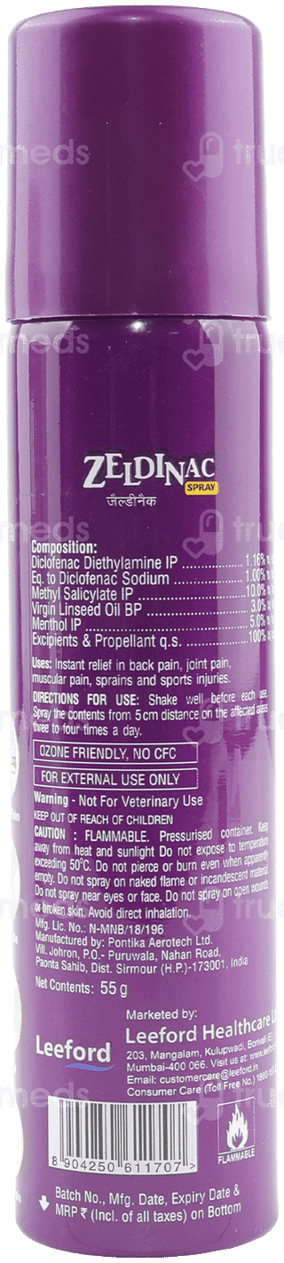 Zeldinac Spray 55Gm